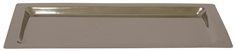 Pyntefad i Stål fra Turiform - Kontinental - 29x16x1,5 cm